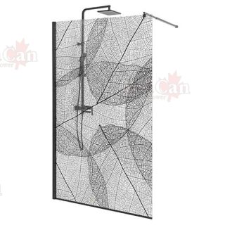 Душевая перегородка AvaCan MB120 чёрный